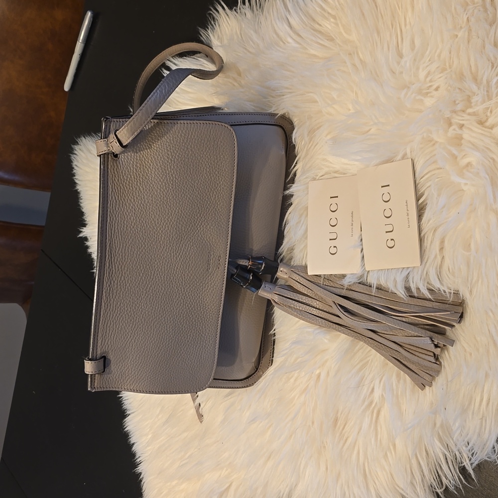Grey Gucci Bag